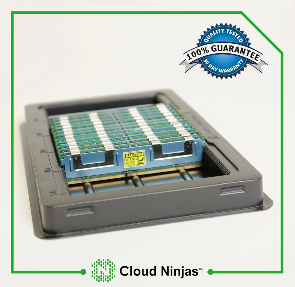 48GB (12x4GB) PC2-5300F Fully Buffered Memory RAM for IBM ThinkTD100x - Image 1 of 1