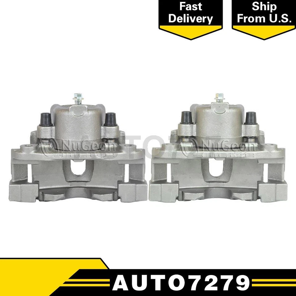 2X Pinza de freno de disco delantera izquierda derecha para Dodge Stratus 2006 2005 2004 2003 Foto 1 de 4