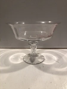 Vintage Kosta Boda Schweden Air Twist Kompott Schüssel Kunstglas Kristall 8,5" x 7" - Bild 1 von 6