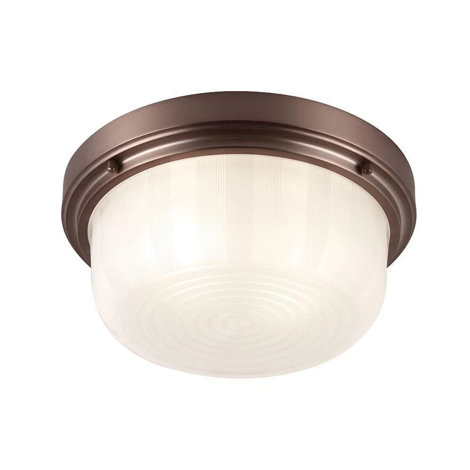 Feiss Elliot 2-Light Chocolate Flushmount FM381CLT  - Image 1 of 1
