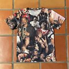 Faces Of Hip Hop Music Athletic Style Jersey T-Shirt Men’s Small All Over Print