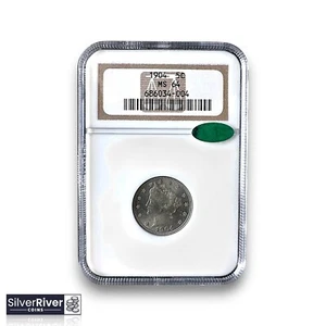 1904 Liberty Nickel (*Certificato MS64 da NGC & CAC*) - CAC verde, nitido - Foto 1 di 4