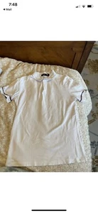 Men’s Theory White Button Front Shirt Size Extra Small - Picture 1 of 7