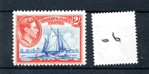 GILBERT & ELLICE IS (06) - GEORGE V1 - 1939 - 2/-d definitive - mint SG Cat £10 - Picture 1 of 1