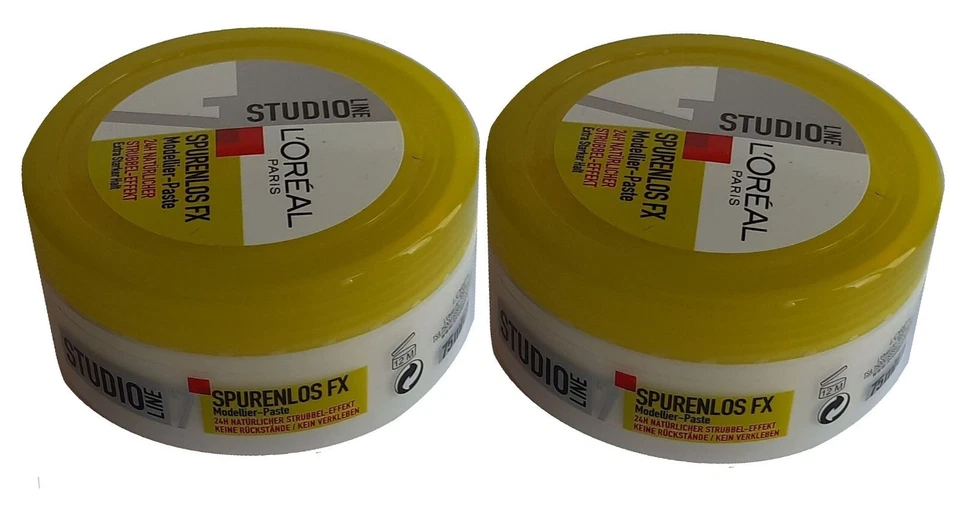 L'Oréal Paris Studio Line Spurenlos FX Modelier-Paste Strubbel-Effekt 2x 75ml - Bild 1 von 1
