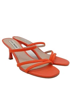STEVE MADDEN Sandalias con tacón Mujeres Talla EU 36 naranja claro look casual - Imagen 1 de 5