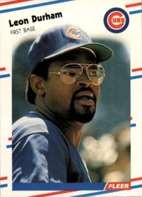 1988 Fleer MLB Leon Durham #420 - Image 1 of 2