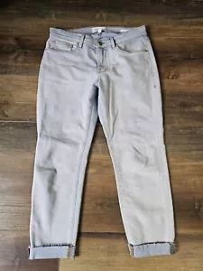 FRAME Denim Le Garcon Crop Jeans Womens 27 Light Blue Wash READ - Picture 1 of 12