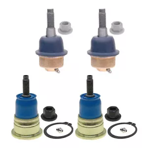 AC DELCO GM Front Upper & Lower Ball Joints Kit Set 4PCS For Silverado Sierra - Picture 1 of 7