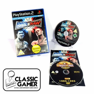 WWE SmackDown! Vs Raw 2006 & RARE History of Wrestlemania DVD (PS2) *Near Mint* - Picture 1 of 4