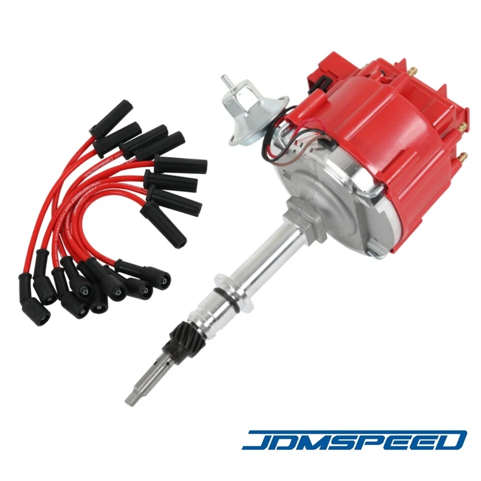 Distributor HEI W/ Wire Set Fit Chevrolet Inline 250 230 292 GMC Trucks L6 78-85 - Image 1 of 4