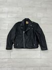 Vintage 90s Hard Rock Cafe Live Orlando Leather Moto Biker Jacket Men’s Size M