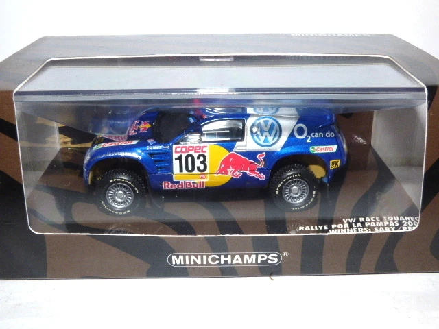 Minichamps Volkswagen Touareg Dakar Rallye Por la Pampas 2005 ganadores Saby/Perin Foto 1 de 1
