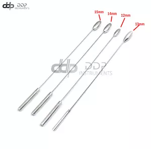 Menge 4 Stück Backen Rosenknospen Klänge 12 MM, 13 MM, 14 MM, 15 MM chirurgischer Inst - Bild 1 von 3