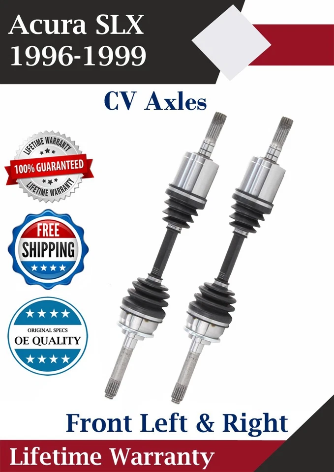 New OE Front CV Axles For 1996-1999 Acura SLX 3.2L 3.5L Lifetime Warranty — 第 1/4 张图片