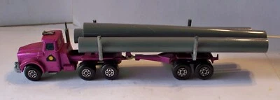Camión y tuberías Matchbox Superkings K-10 Foto 1 de 4