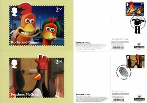 Clásicos de Aardman PHQ 507 (13). Las 11 cancelaciones ilustradas usadas. - Imagen 1 de 7