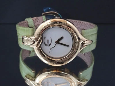 Reloj para mujer Roberto Cavalli Just Cavalli Snake 7251425517 correa de cuero verde Foto 1 de 4