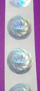 100 bis 1000 Adler Produktschutz manipulationssicher Hologramm Etikett Aufkleber 0,92" - Bild 1 von 4
