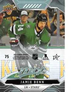 2019-20 Upper Deck MVP Puzzle Back #75 Jamie Benn - Picture 1 of 2