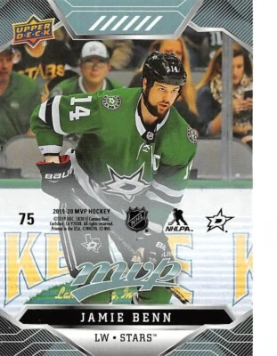 2019-20 Upper Deck MVP Puzzle Back #75 Jamie Benn - Image 1 of 2