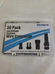 SUNVIE LOW VOLTAGE FASTLOCK WIRE CONNECTOR--36 COUNT - Picture 1 of 2