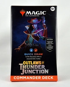 Quick Draw Commander Deck, New Sealed, Outlaws of Thunder Junction - Picture 1 of 2