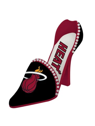 Miami Heat Decorative Shoe Wine Bottle Holder [NEW] NBA Glass Drink Cover
