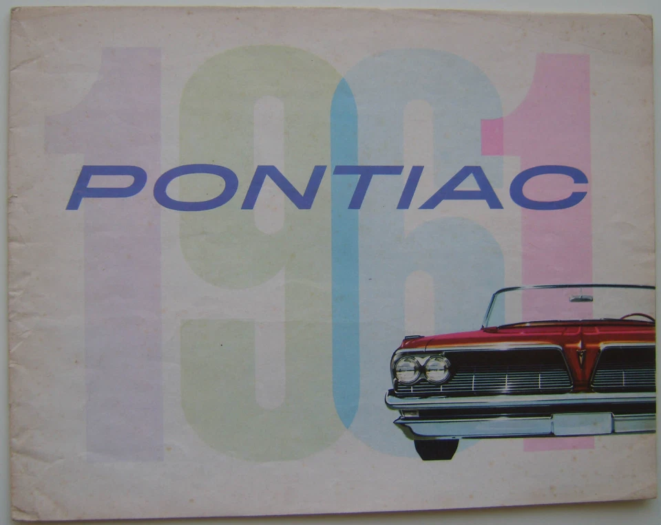 Pontiac 1961 US Brochure Bonneville Star Chief Ventura Catalina Safari - Image 1 of 1