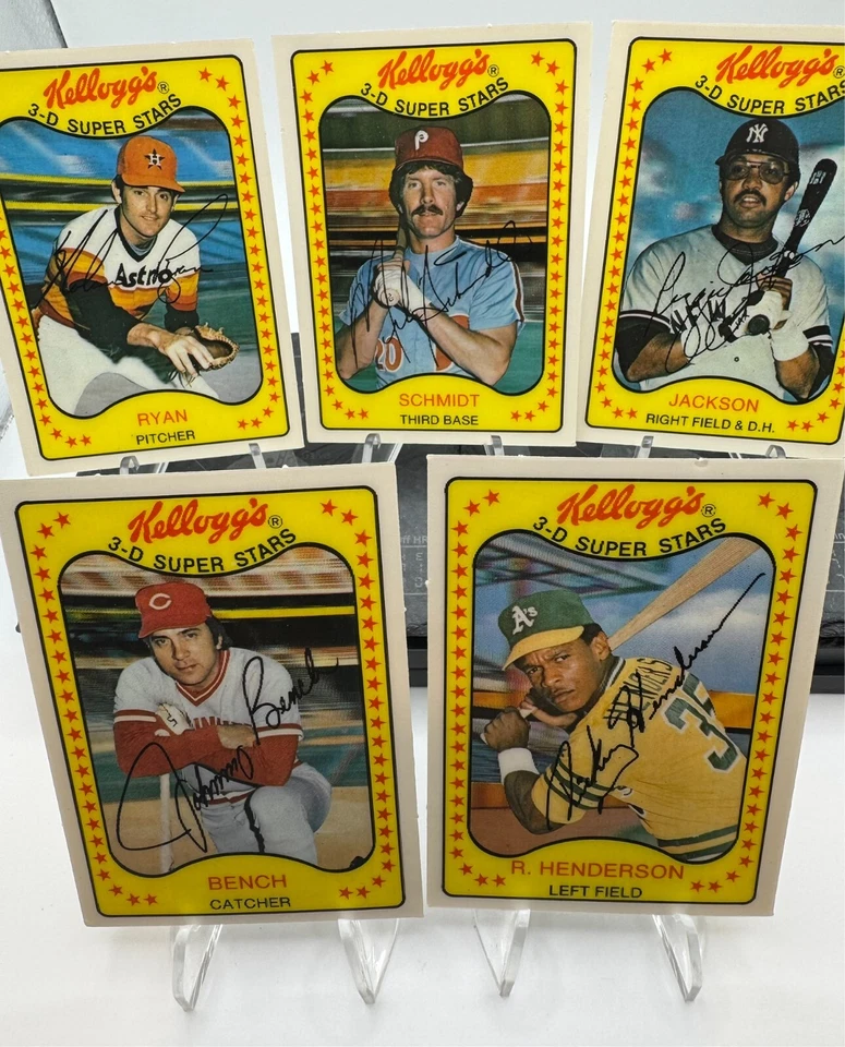 1981 Kellogg's 3-D Baseball Super Stars Cards You Pick See Pics & Description - Image 1 of 1
