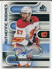 2022-23 SP GAME USED #214 NICK DESIMONE AUTHENTIC ROOKIE AUTO AUTOGRAPH