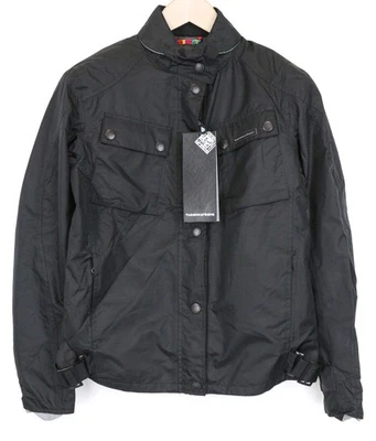 TUCANO URBANO Tina Women's Jacket L Black Windbreaker Lined Moto Single-Breasted - Image 1 of 4