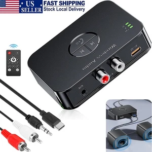 Receptor Transmisor Bluetooth 3 en 1 V5.0 Adaptador AUX para TV/Coche/PC/Reproductor de MP3 - Imagen 1 de 10