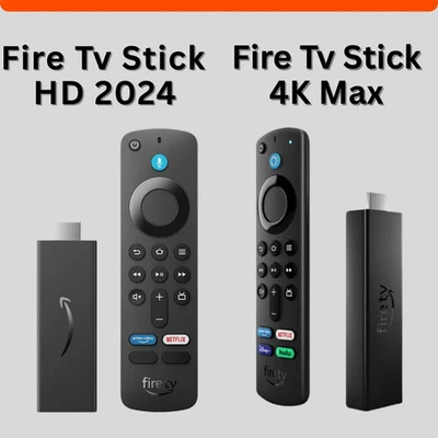 Amazon Fire Stick HD 2024 & Fire Stick 4K Max Alexa Voice Remote TV Media Player - Image 1 of 4