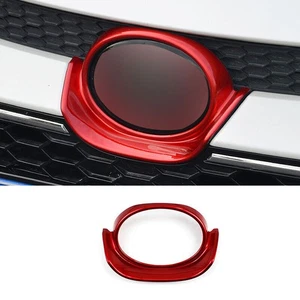 Glossy Red Front Logo Emblem Badge Frame Trim 1PCS For Toyota Corolla 2020-2024 - Picture 1 of 7