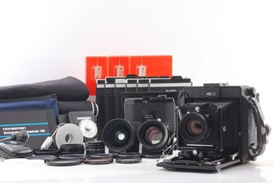 3 LF Lens 【MINT】 Horseman 45FA 4x5 Film Camera + 150mm 90mm 210mm from JAPAN - Image 1 of 4