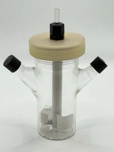 Bellco 100 ml Fiaschetta Spinner in Vetro Pyrex a 3 Colli con Spinner Magnetico 1965-00100 - Foto 1 di 5