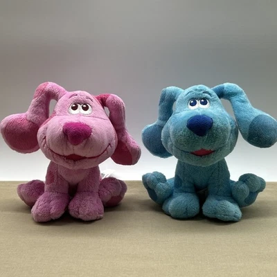 Blue's Clues & You - Juguete Nickelodeon de peluche de 7" azul y magenta para perros Foto 1 de 4