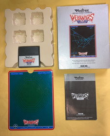 Vintage GCE Vectrex WEB WARS Arcade Game Complete Box, Manual, Overlay 1983