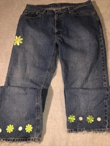 Ralph Lauren Polo Jeans Women’s Size 14x33 Blue Straight Leg - Picture 1 of 10