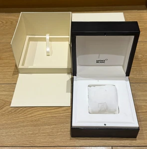 Original Montblanc Reloj Suizo Caja Presentación Estuche Completo - Imagen 1 de 11