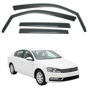 for VW PASSAT B7 2011-2015 IN-CHANNEL WIND DEFLECTOR 2PCS - Picture 1 of 9