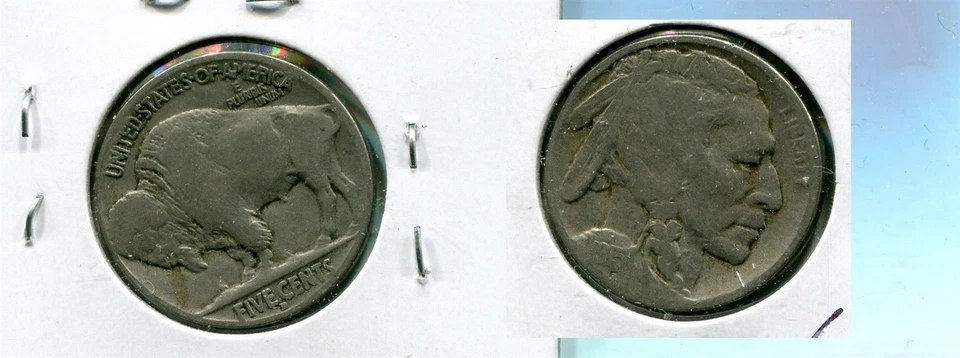 1915 D BUFFALO HEAD NICKEL VG 5843T - Image 1 of 1