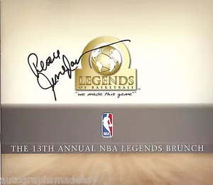 REV. JESSE JACKSON 2012 LEGENDS BRUNCH BASKETBALL PROGRAM W/COA - Picture 1 of 1