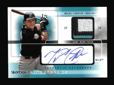 Miguel Cabrera 2005 Skybox Autographics Patch 17/25 - Image 1 of 2