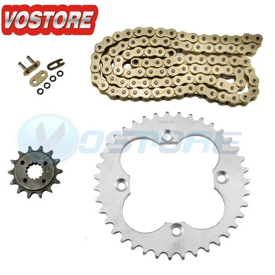 Piñón de cadena junta tórica dorado para Honda TRX 400 EX Sportrax 2005-2008 2006 2007 Foto 1 de 2