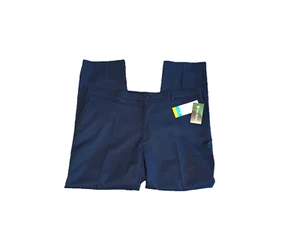 Pro Tour Mens NWT Navy Slacks 44x32 $80 Cooling UPF 50 Dress Pants Navy Blue - Picture 1 of 4