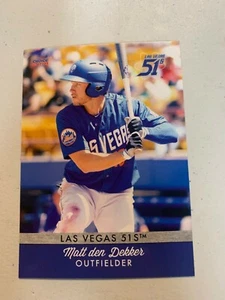 Matt den Dekker 2018 Las Vegas 51s Team Card - Picture 1 of 1