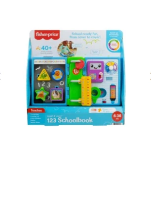 Fisher-Price Little People Laugh & Learn 123 School book Kids Developmental Toys - Image 1 of 4