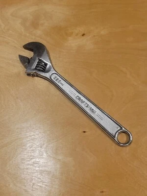 Craftsman 10" Adjustable Wrench, made in USA -  44604  - Image 1 of 4